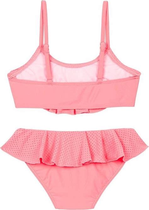 Seafolly Sweet Summer Ruffle Tankini Voor Peuter Meisjes Bikini Set Roze Oranje Bol