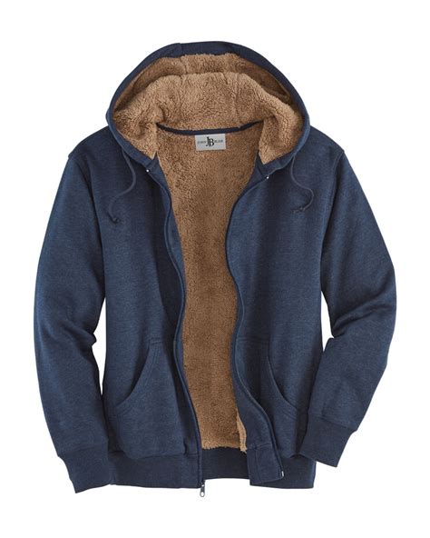 John Blair® Supreme Fleece Sherpa Lined Hoodie Blair