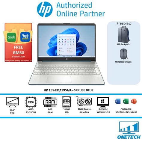 HP 15S-EQ2195AU / 15S-EQ2196AU / 15S-EQ2197AU Notebook (15.6" FHD/AMD ...