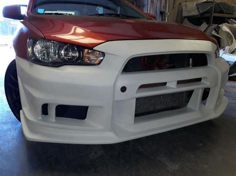 Group A Mitsubishi Evo X 08 15 Spec Vrs2 Front Bumper Group A Motoring