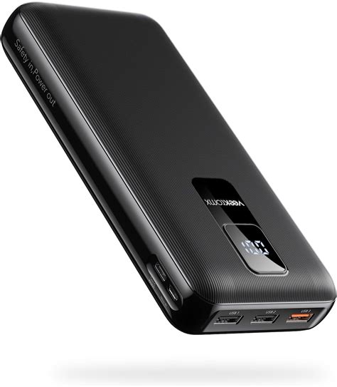 Veektomx Mah Power Bank Pd Qc W Usb C Fast Charging