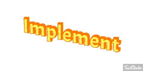 Implement Word Animated GIF Logo Designs 
