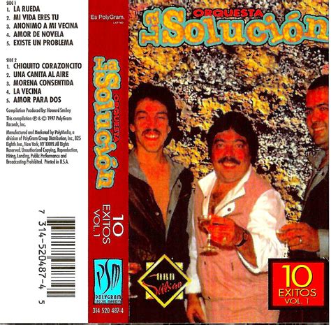 Orquesta La Solucion 10 Exitos Vol1 Cassette