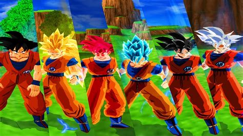 Todas As Transforma Es Do Goku Ssj Ssj Ssj Ssj God Blue E