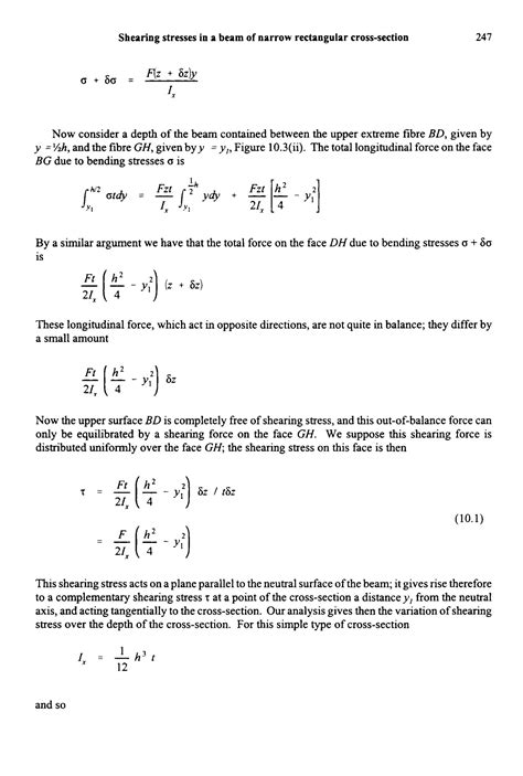 SOLUTION: Shear stress in beams - Studypool