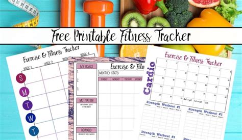 Fitness Tracker Printable Free - FREE PRINTABLE TEMPLATES