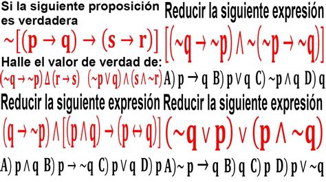 LOGICA PROPOSICIONAL PROBLEMAS RESUELTOS INTERMEDIO AVANZADO YouTube