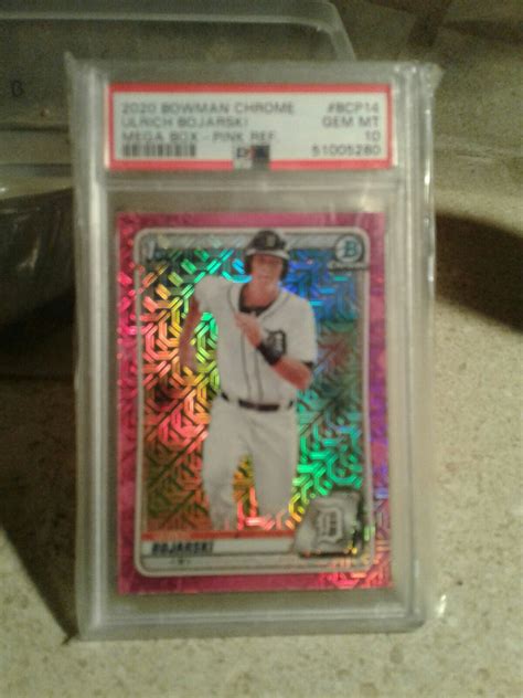 St Bowman Chrome Ulrich Bojarski Mega Box Pink Refractor Psa