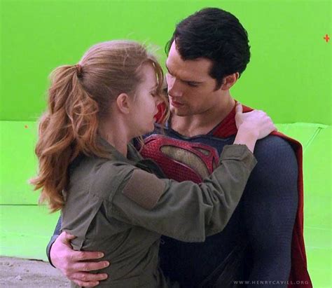 Amy Adams Henry Cavill Kiss