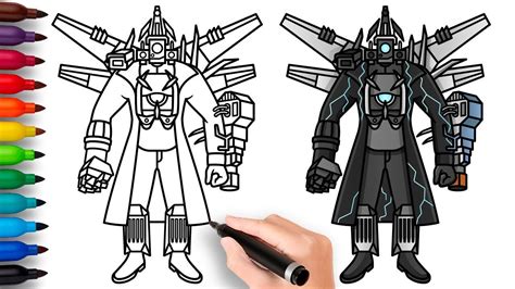 How To Draw Upgraded Titan Cameraman Fanmade From Skibidi Toilet Artofit