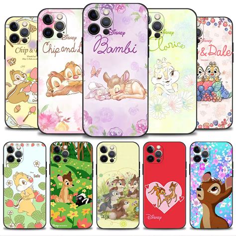 Funda De Disney Con Chip Bambi Y Dale Sika Deer Para Apple Iphone