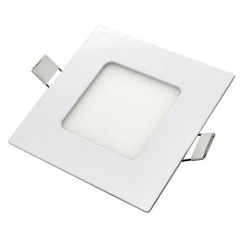 Panel LED 3W de embutir empotrar cuadrado BLANCO Cálido 3000K