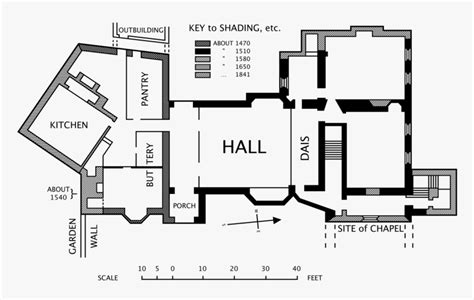 Floor-plan - Medieval House Floor Plan, HD Png Download , Transparent ...