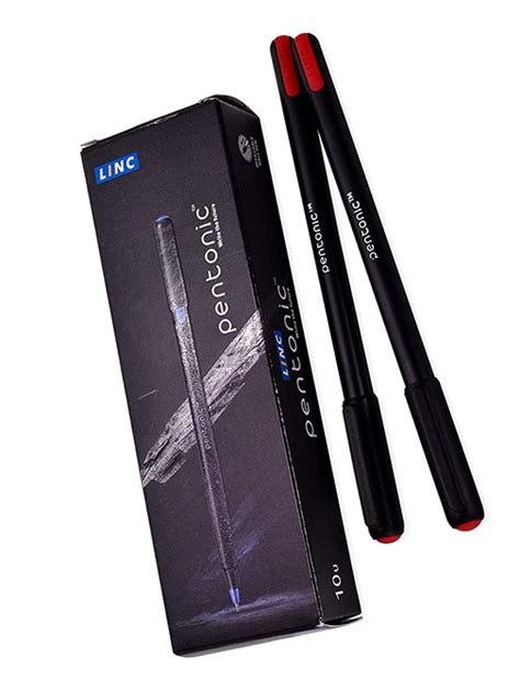 Office Supplies Pentonic Linc Gel Pen Pack Of 100 Blue Black Red Ink