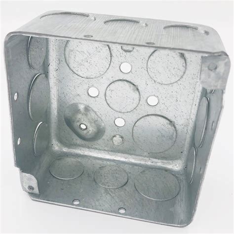 Square Galvanized Steel Electrical Switch Boxes Junction Boxes For