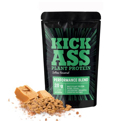 Plant Based Protein Powder Salted Caramel G Kick Ass