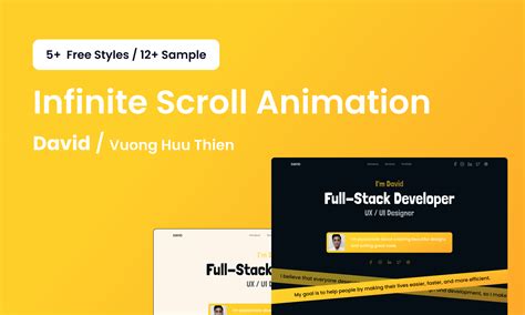 Free Infinite Scroll Animation Types Figma