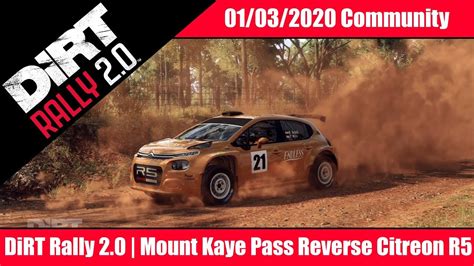 Dirt Rally Daily R Mount Kaye Pass Reverse Community