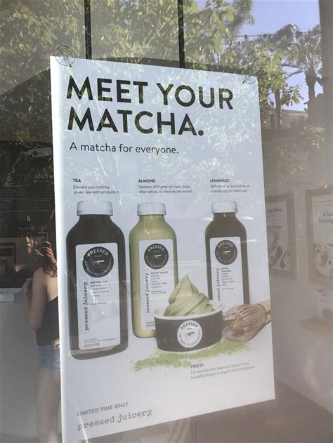 Pressed Juicery Introduces New Matcha Beverages And Matcha Almond