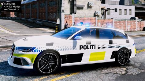 2016 Audi Rs6 Avant Danish Police Markedunmarked Grand Theft Auto