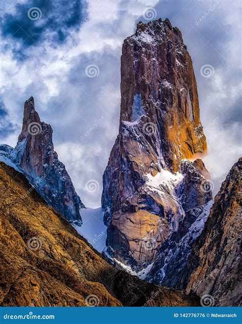 Trango Tower The Largest Cliffs In The World Situated In The Karakoram ...