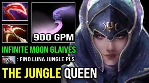 WTF Infinite Moon Glaives JUNGLE Luna 900 GPM Crazy Fast Item With