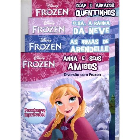 Disney Diversao Frozen 4 Titulos Pack Submarino