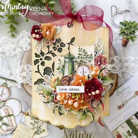 Album With Botany Collection Chippies Album Base And Kreativa Paints