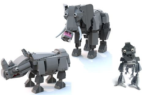 Lego Ideas African Animals Creator Like Set