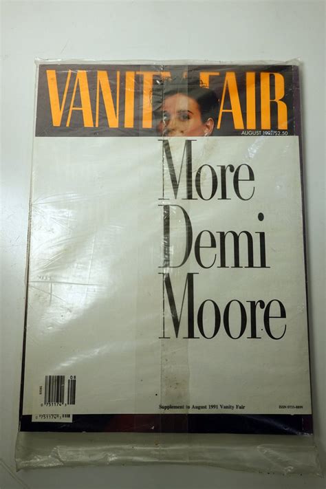 August Collectible Vanity Fair Demi Moore Nude Pregnant Photoshoot New In Original