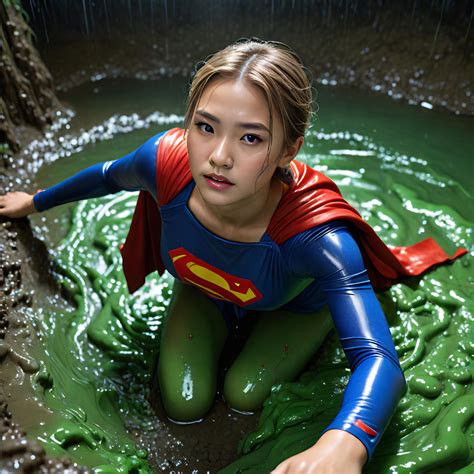 Asian Supergirl Escape From The Kryptonite Pit By Zsthegeeky On