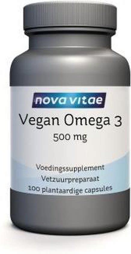 Nova Vitae Vegan Omega Mg Capsules Bol