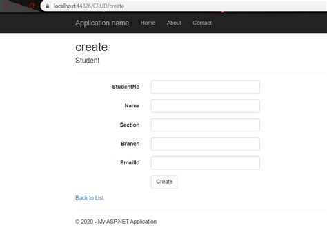 Basic Crud Create Read Update Delete In Aspnet Mvc Using C And