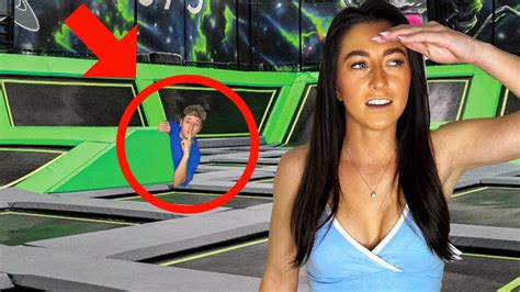 Extreme Hide And Seek In Trampoline Park Youtube