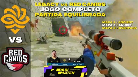 LEGACY Vs RED CANIDS JOGO COMPLETO Todos Os Mapas CCT 2023 Online