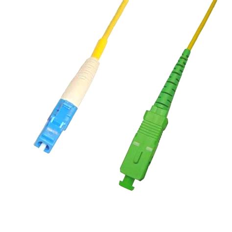 SCA LCP SD9 1M SC APC To LC UPC Single Mode 9 125 Duplex Fiber Optic