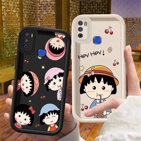 Jual Chibi Maruko Chan Soft Case Untuk Infinix Hot 10 Lite 30i 30 Play NFC 11 Note 30 Pro 40