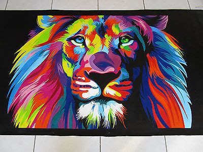 Rainbow Lion Painting at PaintingValley.com | Explore collection of Rainbow Lion Painting