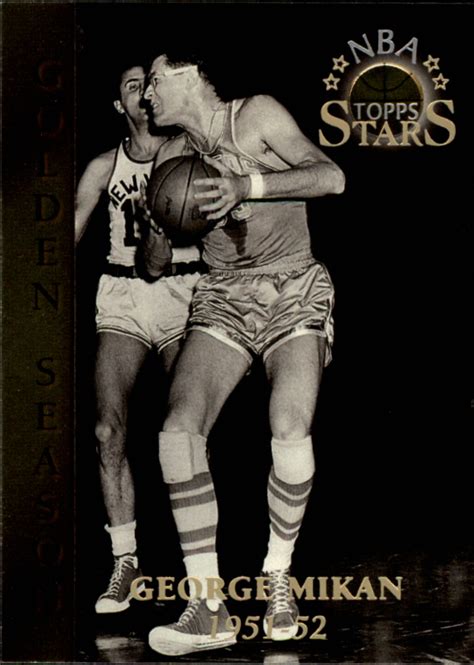 Topps Stars George Mikan Gs Nm Mt