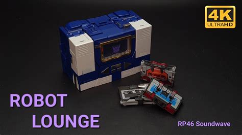 ROBOT LOUNGE RP46 Sound Waves Aka Transformers MP Soundwave G1