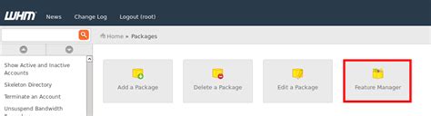 How To Use Whm Feature Manager