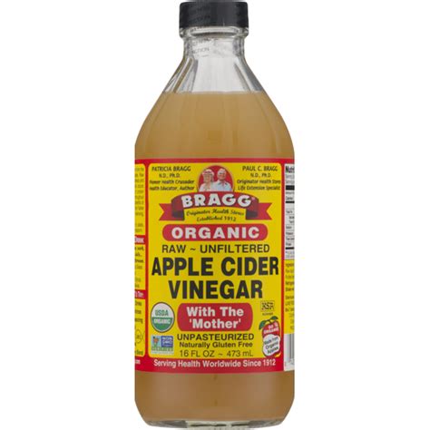 Bragg Organic Raw Unfiltered Apple Cider Vinegar 16 Oz From Food Lion