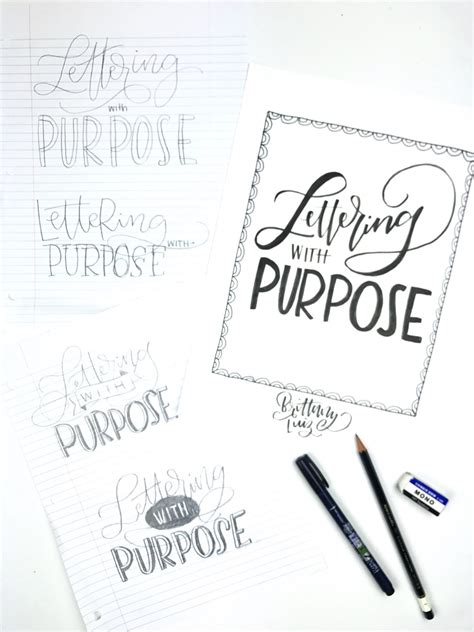 Learn About My New Lettering Book Lettering With Purpose Available