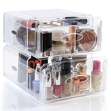 Luxury Design See Me Maxi Extra Large Clear Makeup Organizer Storage