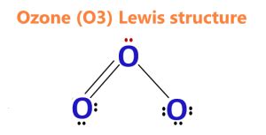 O3 Lewis structure, Molecular geometry, Bond angle, Shape