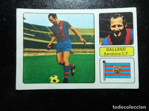 Gallego Del Barcelona Album Fher Liga 1973 19 Comprar Cromos De