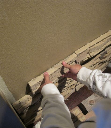 DIY Installing faux stone indoors