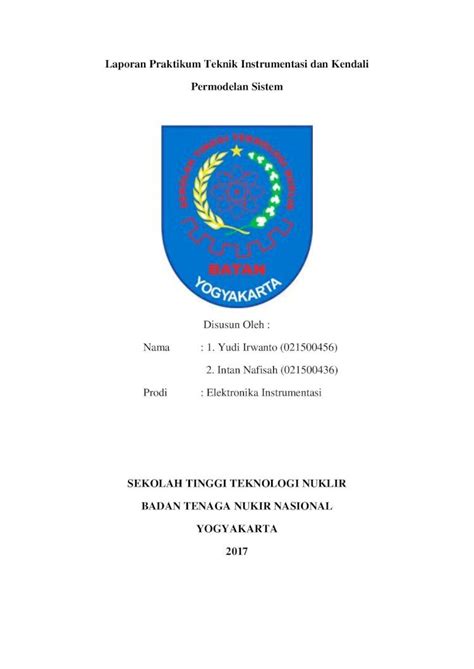 PDF Laporan Praktikum Teknik Instrumentasi Dan Kendali Laporan