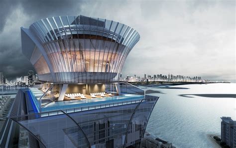 The world’s highest 360-degree infinity pool is opening on Palm