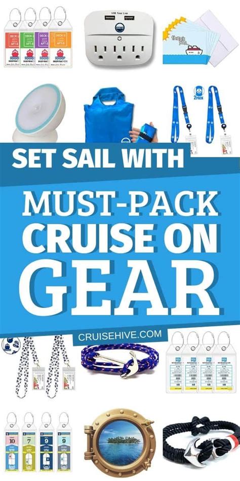 Set Sail With Must-Pack Cruise On Gear | Cruise packing tips, Cruise ...